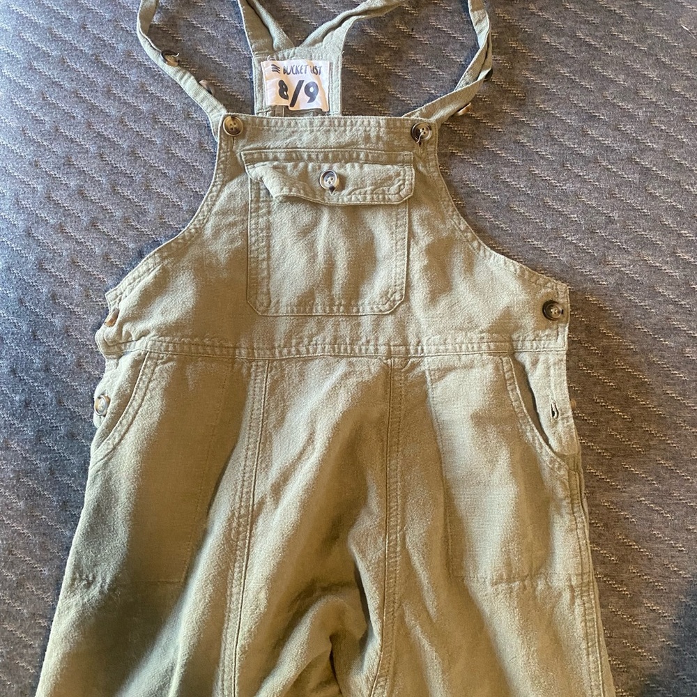 Khaki Kids Overalls